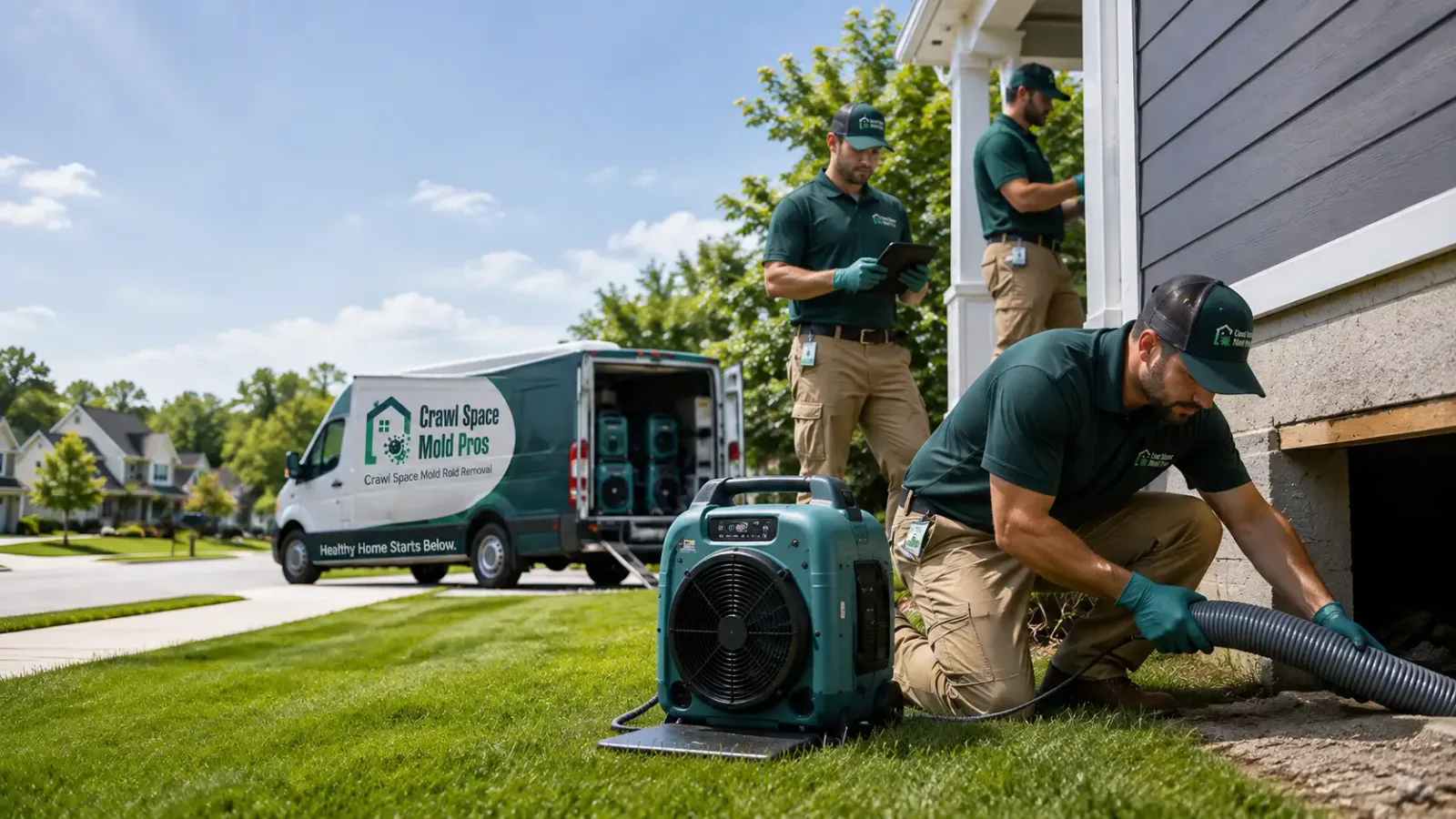 Crawl Space Mold Removal in Virginville, PA
